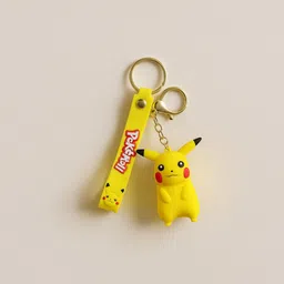 just asks CUTE PIKACHU KEYCHAIN 3D WITH HOOK FOR MEN AND WOMEN Key Chain-picture-22