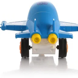 vworld robot plane combo of 2 orange and blue image 2