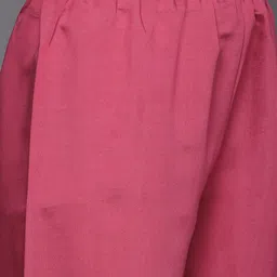 Varanga Women Pink Ethnic Motifs Embroidered Thread Work Kurta with Trousers & With Dupatta image 3