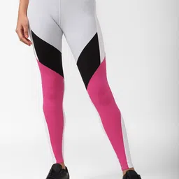 Reebok Women TS LUX Colorblocked Speedwick Technology Ankle Length Tights-image-39