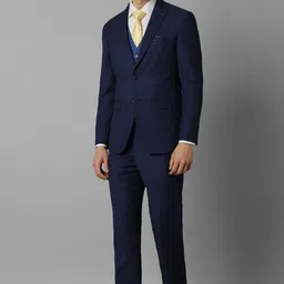 louis philippe Men Single Breasted - 2 button Checkered Suit-picture-45