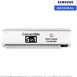 samsung Convertible 5-in-1 Cooling 2024 Model 1.5 Ton 5 Star Split Inverter AC- White image 2