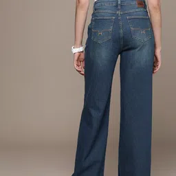 roadster Women Mid Rise Blue Jeans image 3