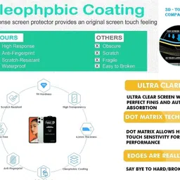 Mersal Edge To Edge Tempered Glass for CMF by Nothing Phone 2 Pro image 4