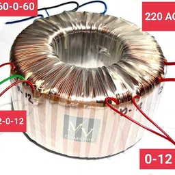 m v collection 60 0 60 25 AMPERE PURE COPPER 100 PERCENT TOROIDAL TRANSFORMER FOR AMPLIFIER Electronic Components Electronic Hobby Kit-picture-11