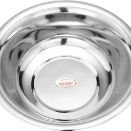 jaggery Stainless Steel Storage Bowl Multipurpose Dhhama,gamla,kathot,deep Bowl for kneading Dough (Dia-27cm,2 LTR)-picture-28