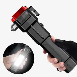 jossyfy Multi-Function LED Flashlight with Side Light, Strobe Mode & USB Charging Torch image 2