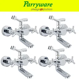 parryware Trio Wall Mixer with Crutch For hand Shower Provision set of 4 pic 119 Wall Mixer with hand Shower Provision Wall Mixer Faucet-picture-27