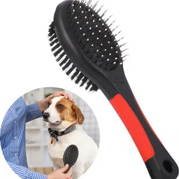 hachiko Best Quality Imported (Combo of 4) Dog Needs High Quality Brush + Comb + Gloves + Bath Gloves Bath Scrub Gloves for Cleaning Washing for All Pets Dog, Cat, Rabbit, Hamster Plain/ Bristle Brushes for Dog, Cat, Rabbit, Hamster image 5
