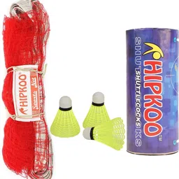 hipkoo sports Quality Badminton Combo Set (3 Shuttles With Net) Badminton Kit-picture-14