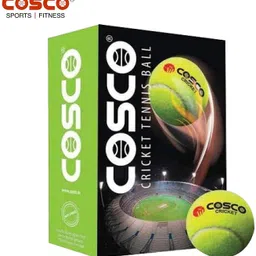 cosco Light Weight Cricket Tennis Ball (Pack of 6, Yellow) Tennis Ball-picture-11