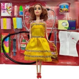 MISS WORLD DOLL Fashion doctor set doll dr . mona Set Toy wi& Styling Accessories-image-6