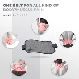 rbs 3 Temperature Settings for Pain Relief of Abdominal Stomach Lumbar Muscle Strain Orthopaedic Electric Heating Belt Lower Back Heat Therapy Waist Wrap Pack image 3