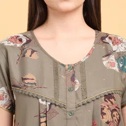 Sweet Dreams Printed Maxi Nightdress image 3