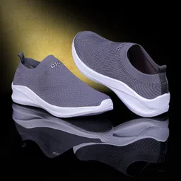 asian Wind-04 Grey Sports, Gym, Training, Running, Trendy Walking Shoes For Men-picture-16