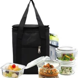 Branded Premium Quality Carry on Tote for School Office Picnic Travel Camping Outdoor Pouch Holder Handbag Compact Heat Preservation Waterproof Hygiene Meal Prep Box Bag for Men Women and Kids, Lunch Bag-image-11