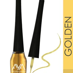AYA Set of 4 Waterproof Liquid Eyeliner & Shimmer Brick Highlighter image 5