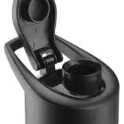 uttakava 46mm Sipper Cap Replacement Water Bottle Lid, Black Plastic, Design (2) image 2
