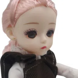 modabay Adorable Fashion Doll for Girls – Cute Brown Outfit with movable Joint image 4