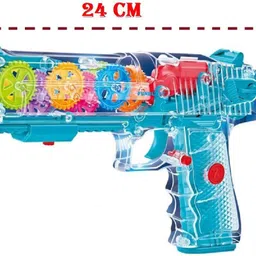 goyal's Gear Electric Gun with Light & Sound Toy for Baby Musical Toy Gun for Kids Guns & Darts image 2