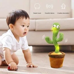 as traders ™Cute and Funny Dancing Cactus Soft Creative Kids Educational Musical Kids Toy image 2