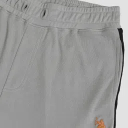 u.s. polo assn. Men Solid Grey Track Pants image 1