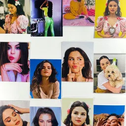 since 7 store Selena Gomez Lomo Cards Pack of 12 Premium Photocards (4x5 inches) Fine Art Print image 2