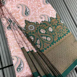 kanjiqueen Woven Kanjivaram Silk Blend, Pure Silk Saree-picture-14