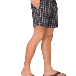 string Pack of 2 Checkered Men Multicolor Boxer Shorts image 3