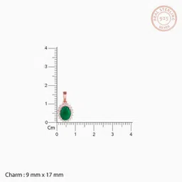 giva Rhodium Malachite Sterling Silver image 4