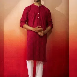 Men Pure Cotton Kurta Pyjama Set-image-71