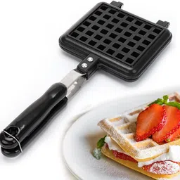 hm evotek Non Stick Die Cast Aluminium Waffle Maker Gas Stove | Portable & Lightweight Waffle Maker-picture-37