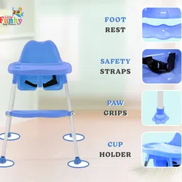 little funky Mealtime 3 in 1 Baby Booster Seat Multipurpose Kids Feeding High Chair Bouncer-picture-19