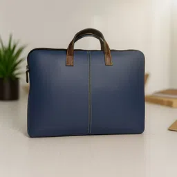 Men Blue Messenger Bag-image-0