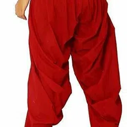 shyam bastralaya Cotton Solid Patiala image 2