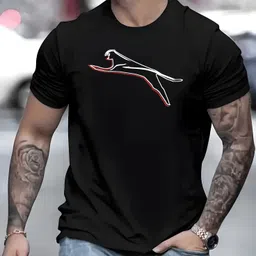 magneto Men Printed Round Neck Pure Cotton Black T-Shirt-picture-28