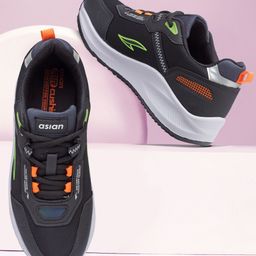 asian Nexon-13 Black Sports,Walking,Training,Gym,Stylish, Running Shoes For Men-picture-15