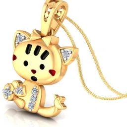 avsar Sonal 18kt Yellow Gold Pendant image 3