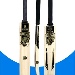 RM Bat Size 4 Lightweight Popular Tennis Bat & Cover for Kids Boys/Girls Poplar Willow Cricket Bat For 11 - 13 Yrs-image-0
