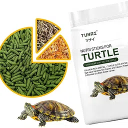roli Turtle Food|200g| for Red-Eared Turtle stick and Tortoise Tuna 0.2 kg Dry Adult, New Born, Senior, Young Turtle Food image 2