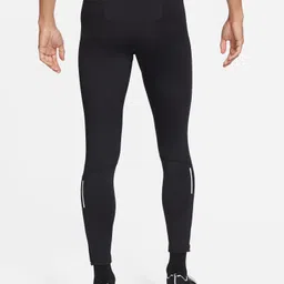 nike Solid Men Black Tights image 2