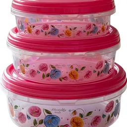 shree mart Plastic Grocery Container - 1300 ml, 2400 ml, 4000 ml-picture-40