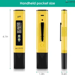 labnox PH Meter, 0.01 High Accuracy Pocket Size with 0-14 PH Tester for Water Analog TDS Meter image 3