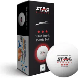 stag global Special Edition : Rome 2024 3 Star 40+ MM Table Tennis Ball Table Tennis Ball image 3