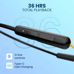 techfire Buds WirelesNeo with Type-C Fast Charge & Bass Boost+ earbuds Bluetooth Headset image 5