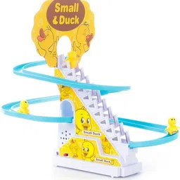 navrangi Duck Automatic Stair-Climbing Cartoon Race Track Set with Lights and Music-picture-22