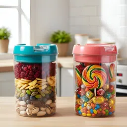 mukka enterprises Plastic Grocery Container - 1000 ml image 1