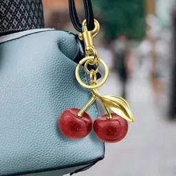 YCVARIYAENTERPRISE Bag Charm - Cherry Elegant Key Chain Bag Charms for Handbags Crystal Charm Set image 4