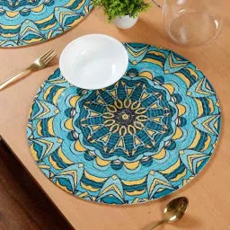 hosta homes Set of 2 Pure Cotton Geometric Print Digitally Printed Table Runners-picture-33