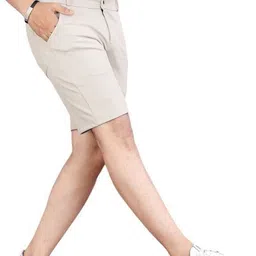 kendore Pack of 2 Solid Men Black, Khaki Chino Shorts image 3